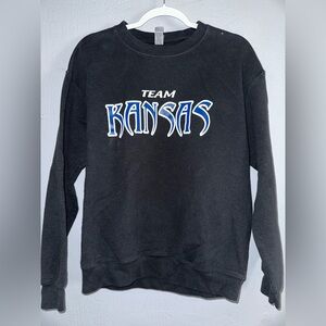 Team Kansas Black Sweater